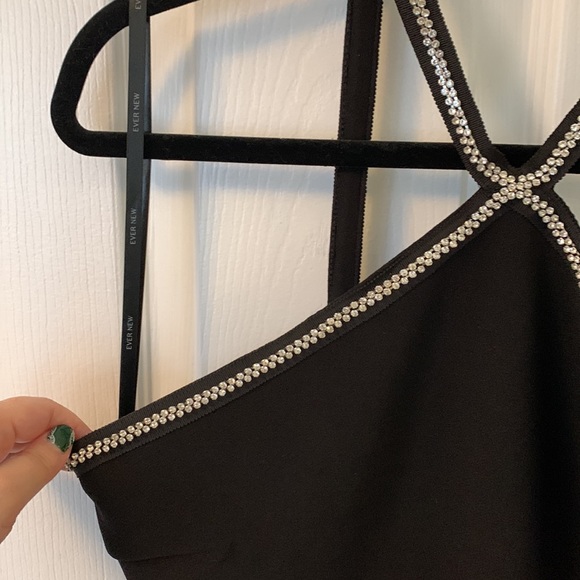 EVER NEW fitted halter black dress - Picture 3 of 9